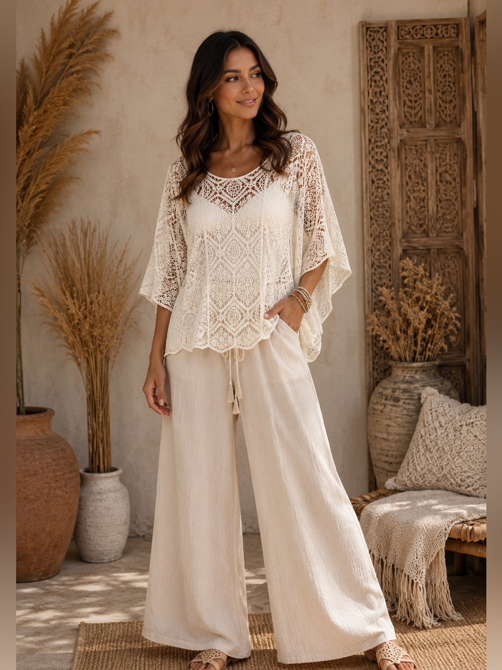 025 NWOT OS New Boho Top